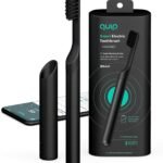 Smart electric toothbrush with Bluetooth, rewards app, timer, and mirror mount.