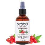 Organic rosehip oil: Anti-aging, acne scar treatment, for face, hair.