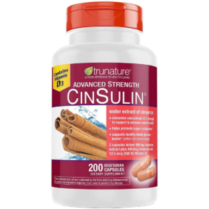 TruNature Advanced Strength Cinsulin, Cranberry, 200 Count